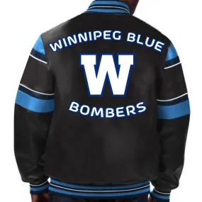CFL Winnipeg Blue Bombers Varsity Jacket by TJS