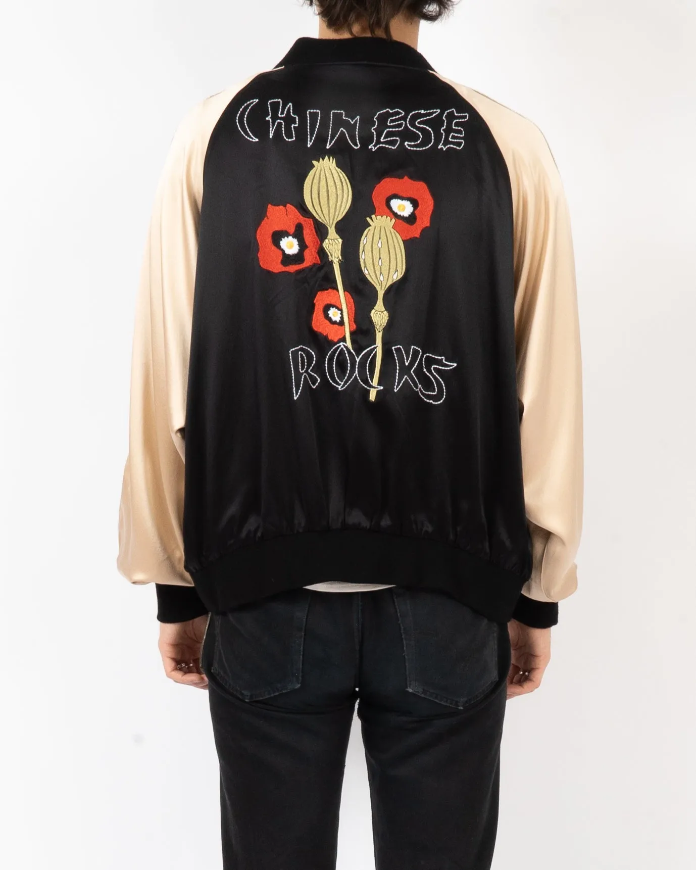 Chinese Rocks Silk Bomber