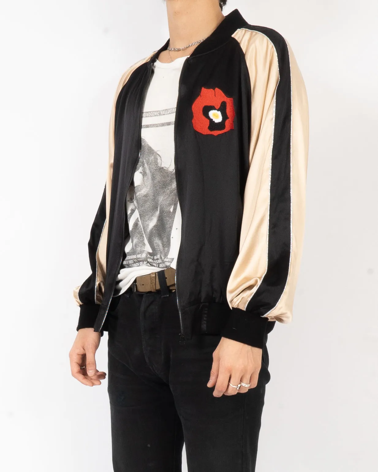 Chinese Rocks Silk Bomber