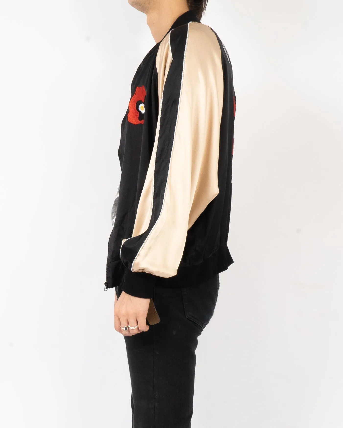 Chinese Rocks Silk Bomber