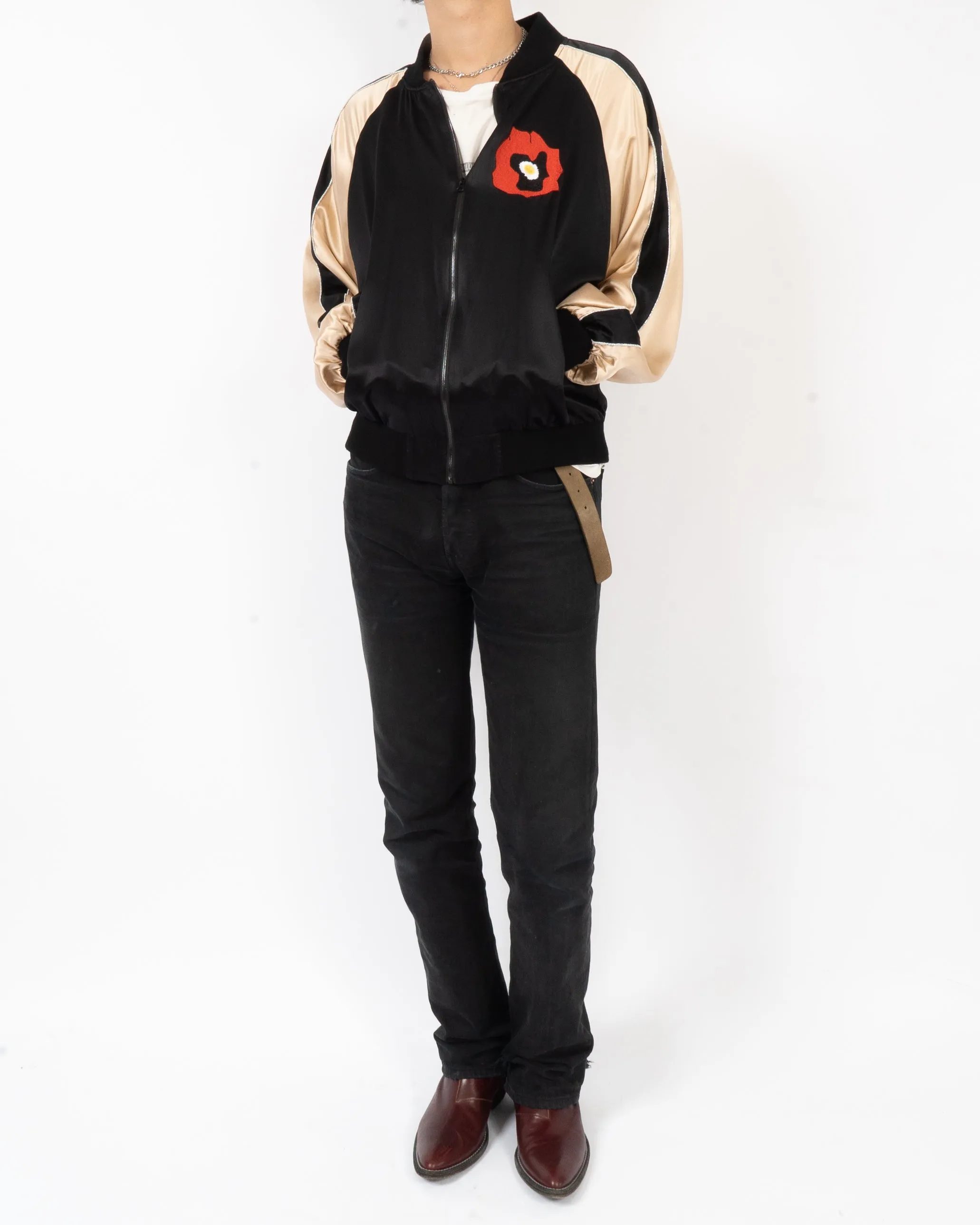 Chinese Rocks Silk Bomber