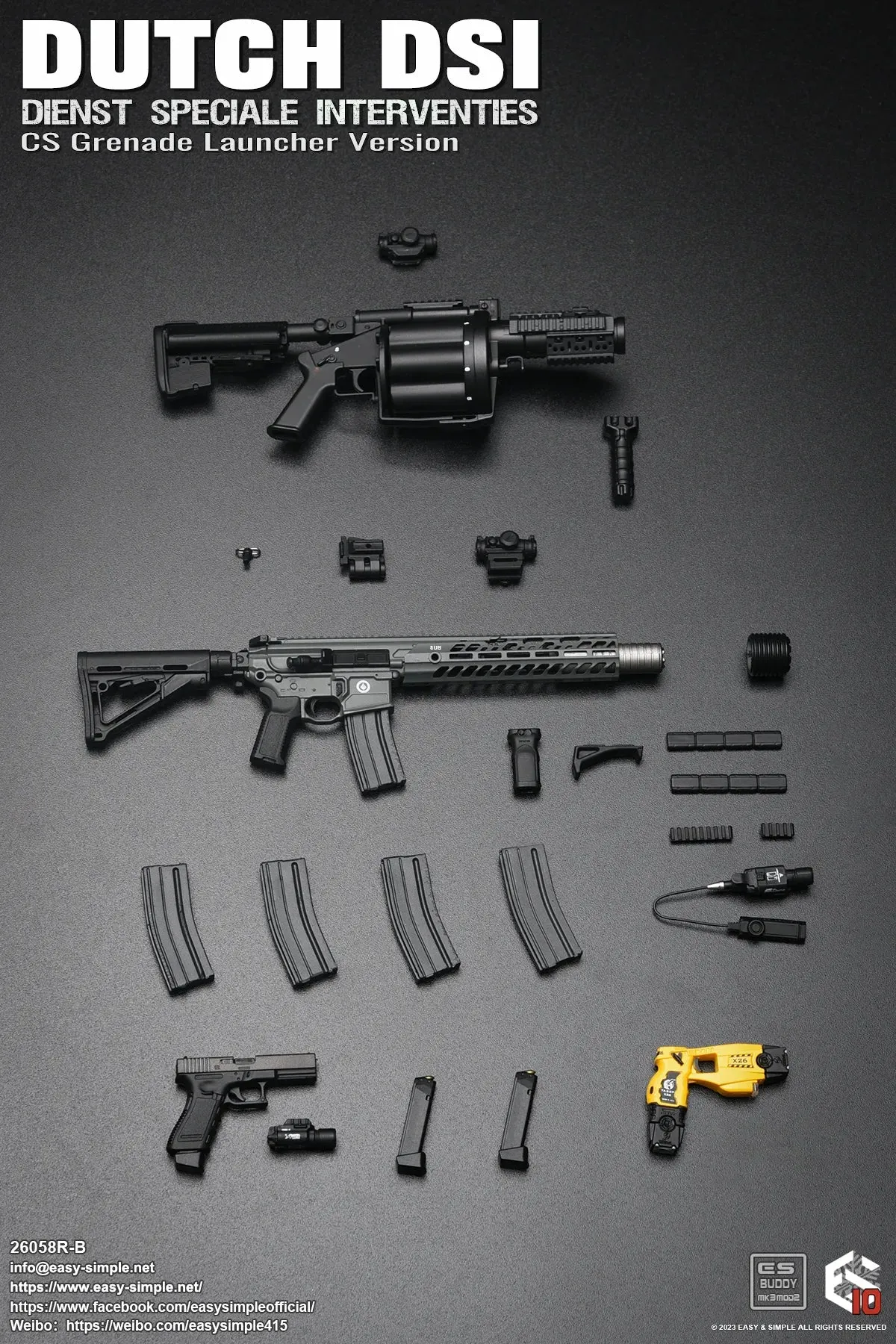 Dutch DSI CS Grenade Launcher Version - MINT IN BOX