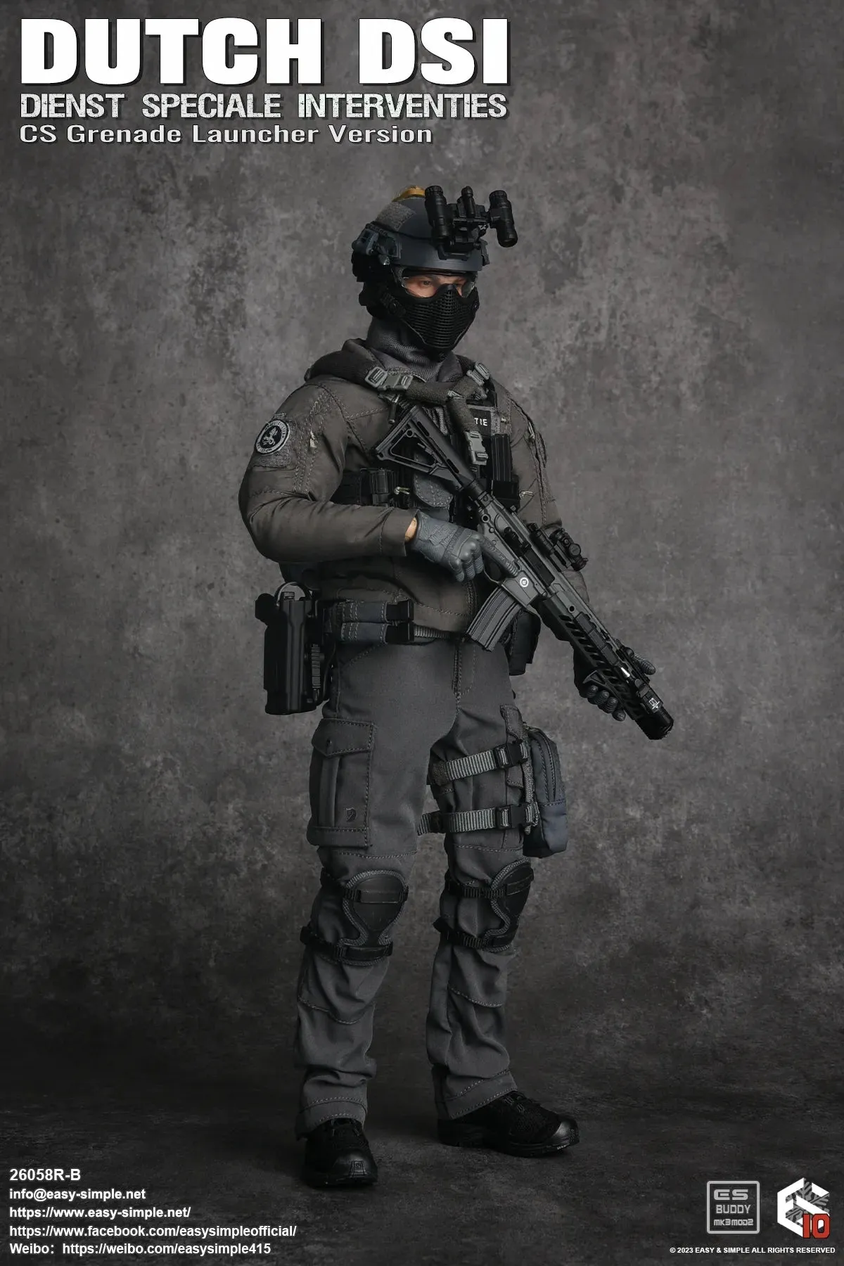 Dutch DSI CS Grenade Launcher Version - MINT IN BOX