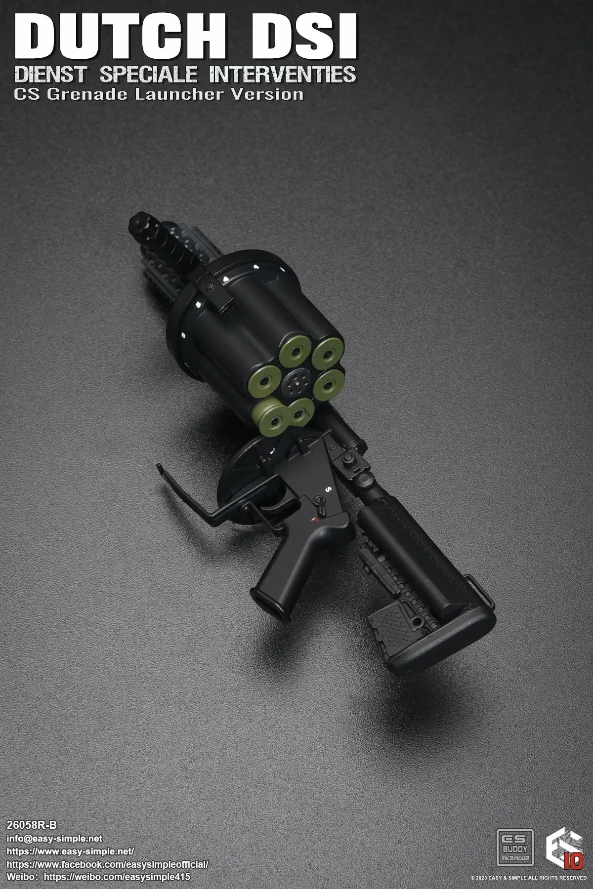 Dutch DSI CS Grenade Launcher Version - MINT IN BOX