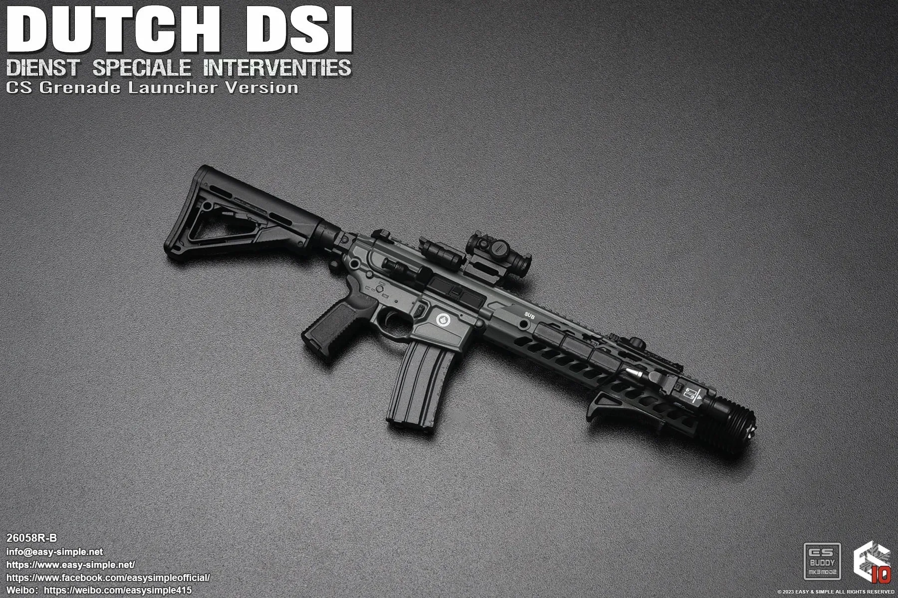 Dutch DSI CS Grenade Launcher Version - MINT IN BOX
