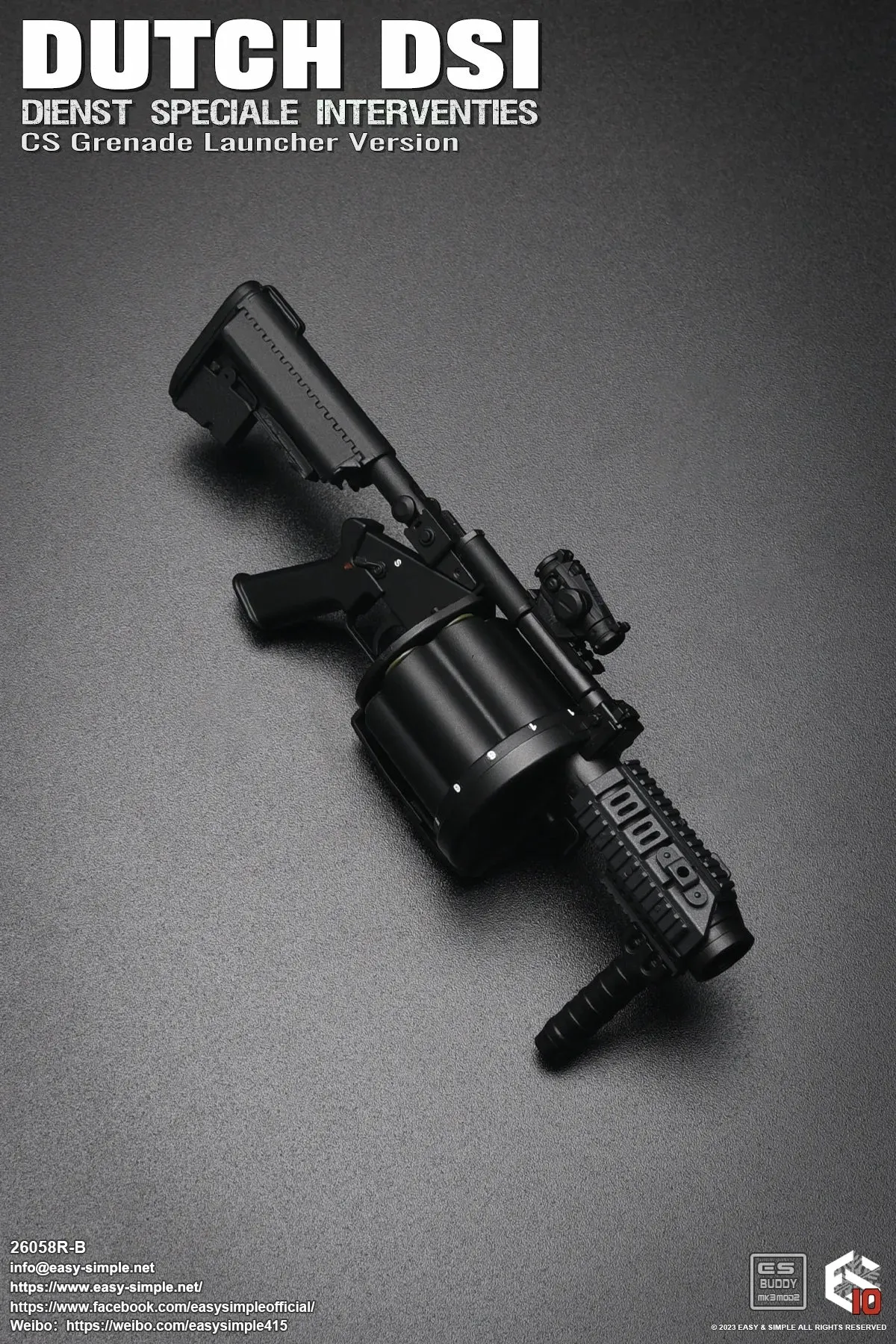 Dutch DSI CS Grenade Launcher Version - MINT IN BOX