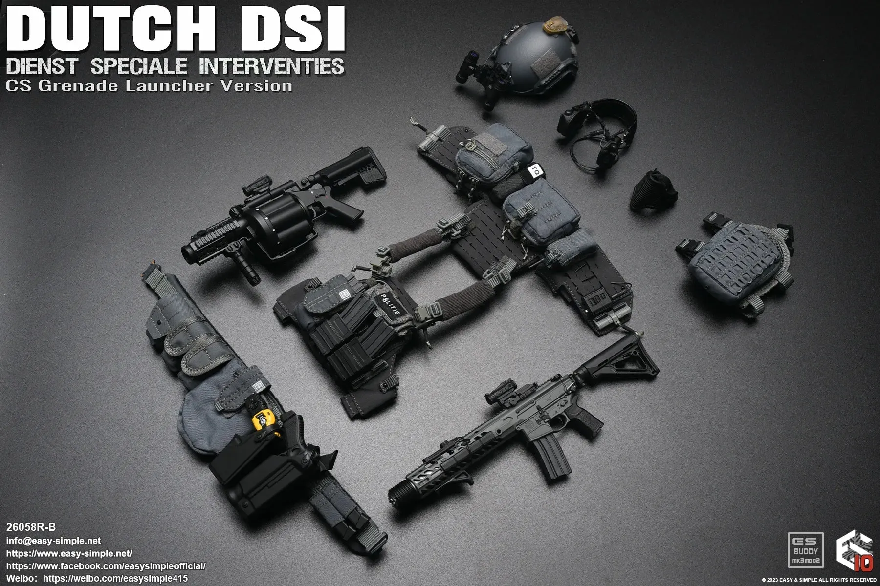 Dutch DSI CS Grenade Launcher Version - MINT IN BOX