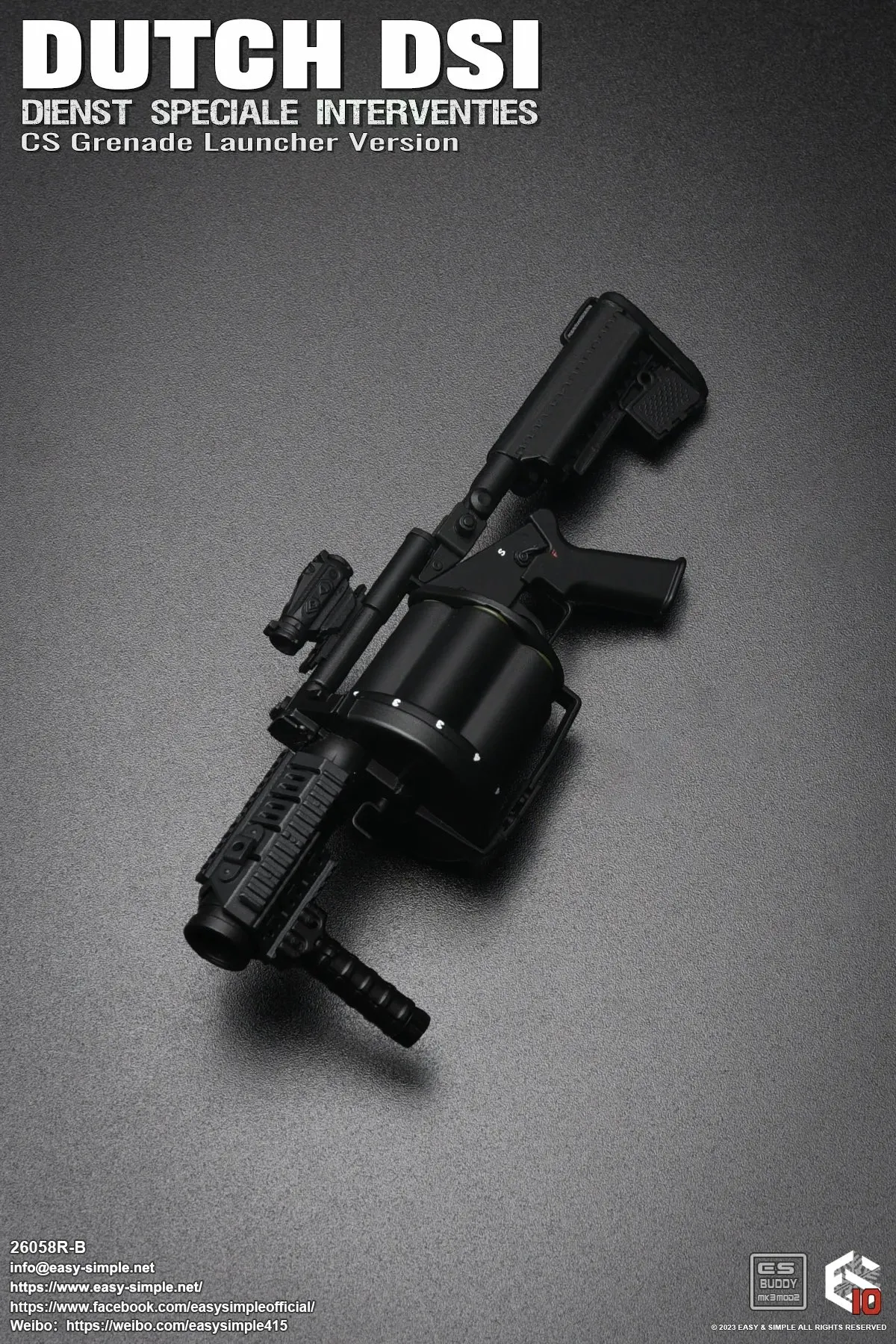 Dutch DSI CS Grenade Launcher Version - MINT IN BOX