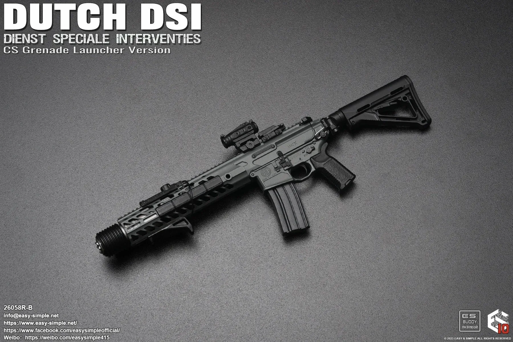 Dutch DSI CS Grenade Launcher Version - MINT IN BOX
