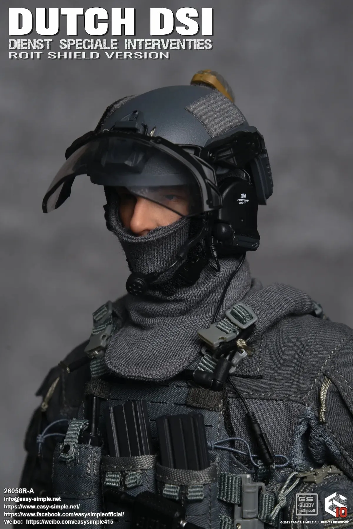 Dutch DSI Riot Shield/Grenade Launcher/Sniper COMBO - MINT IN BOX