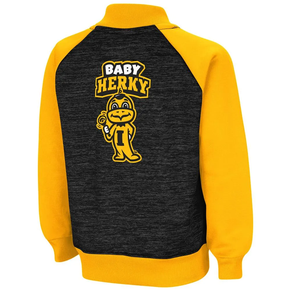 Iowa Hawkeyes Colosseum TODDLER Boy's "Goonies" Fleece Bomber Jacket