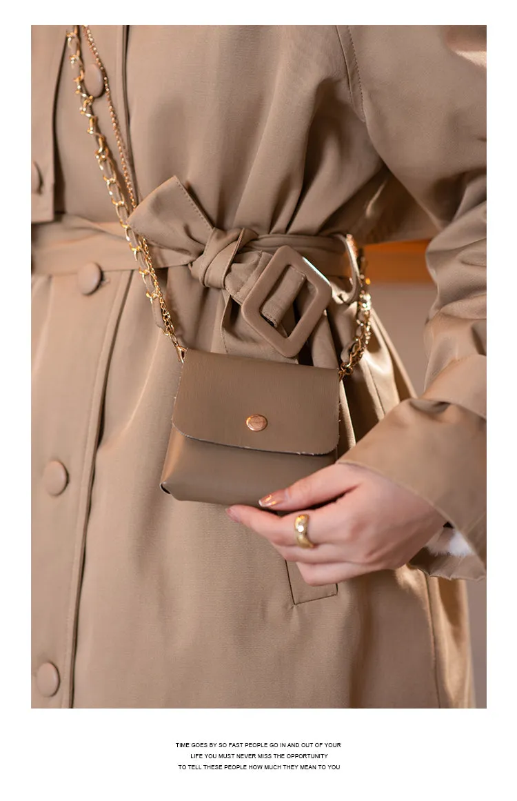 Wjczt 2022 Winter Parkas For Women Fur Collar Warm Mid Calf Belt Elegant Streetwear Warm Female Overcoats MX20D7394